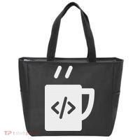 Front End & Back End Co Javascript Code Coffee Developer Programmer Tote Bag thumb 0