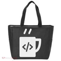Front End & Back End Co Javascript Code Coffee Developer Programmer Tote Bag thumb 0