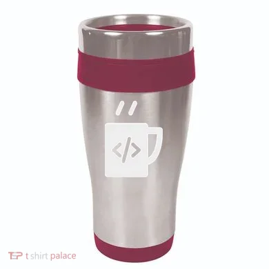 Front End & Back End Co Javascript Code Coffee Developer Programmer 16oz Travel Tumbler