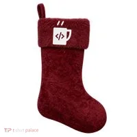 Front End & Back End Co Javascript Code Coffee Developer Programmer Christmas Stocking thumb 0