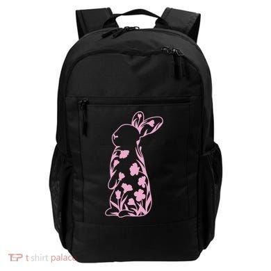 Floral Easter Bunny Backpack
