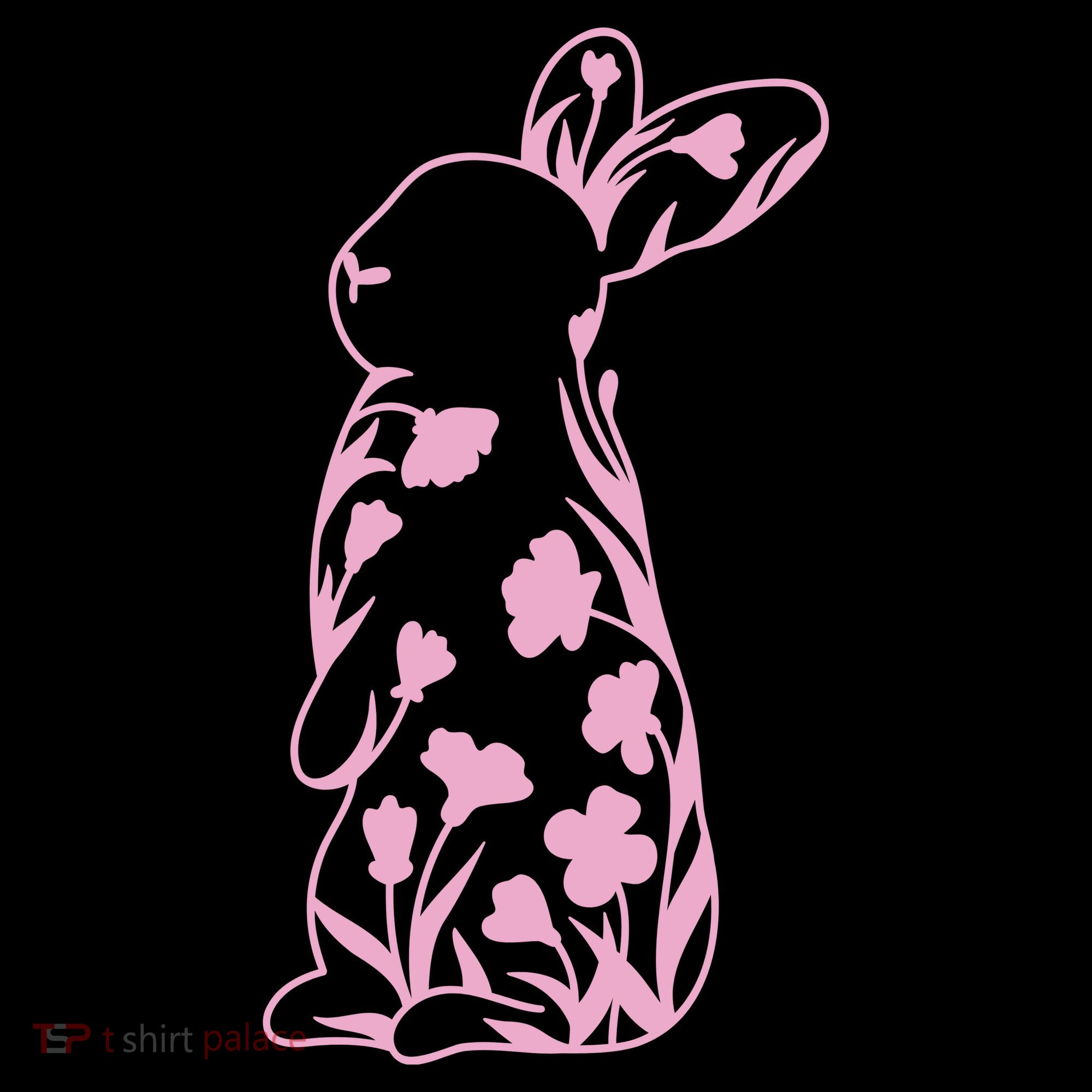 Floral Easter Bunny Backpack