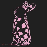 Floral Easter Bunny Tumbler thumb 3