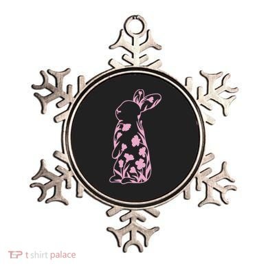 Floral Easter Bunny Ornament