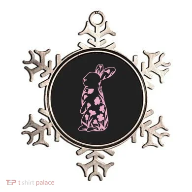 Floral Easter Bunny Ornament