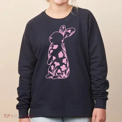 Floral Easter Bunny Women's Sweatshirt