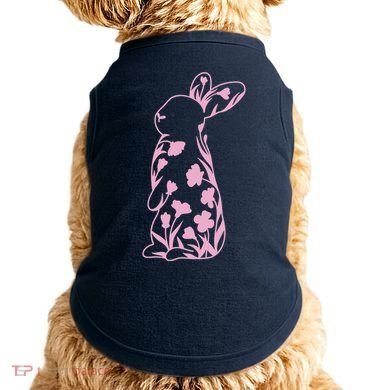 Floral Easter Bunny Doggie Tank