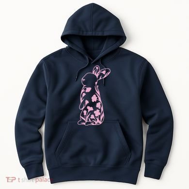 Floral Easter Bunny Hoodie