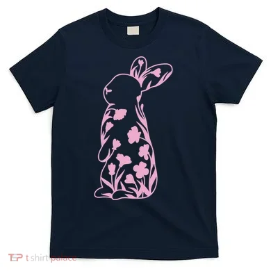 Floral Easter Bunny T-Shirt