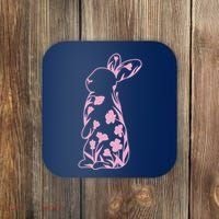Floral Easter Bunny Coaster thumb 0