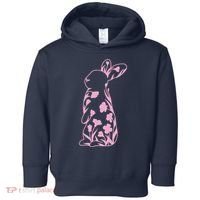 Floral Easter Bunny Toddler Hoodie thumb 0