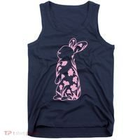 Floral Easter Bunny Tank Top thumb 0