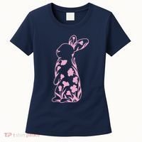 Floral Easter Bunny Women's T-Shirt thumb 0