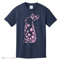 Floral Easter Bunny Kids T-Shirt thumb 0