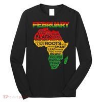 February Africa Black History Month Long Sleeve Shirt thumb 0