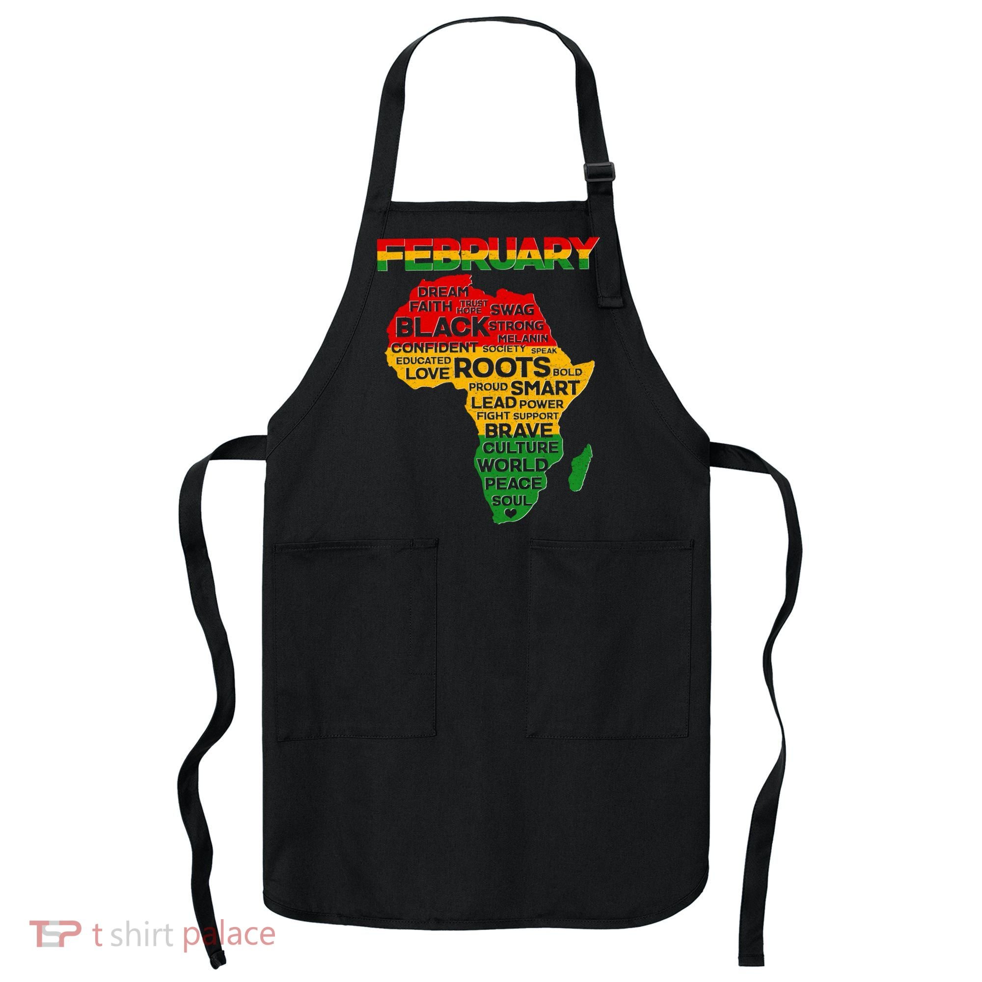 February Africa Black History Month Apron