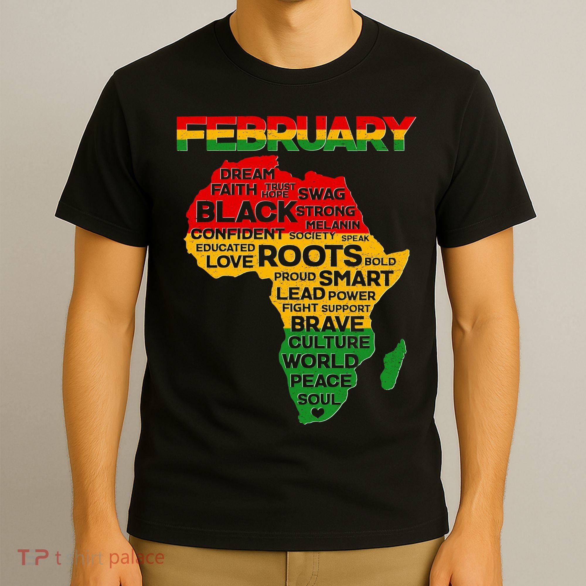 February Africa Black History Month T-Shirt
