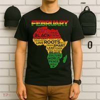 February Africa Black History Month T-Shirt thumb 6