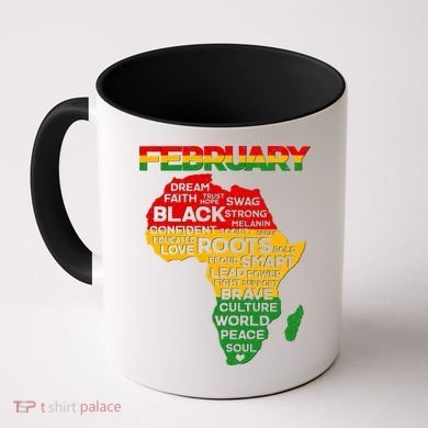 February Africa Black History Month Coffee Mug