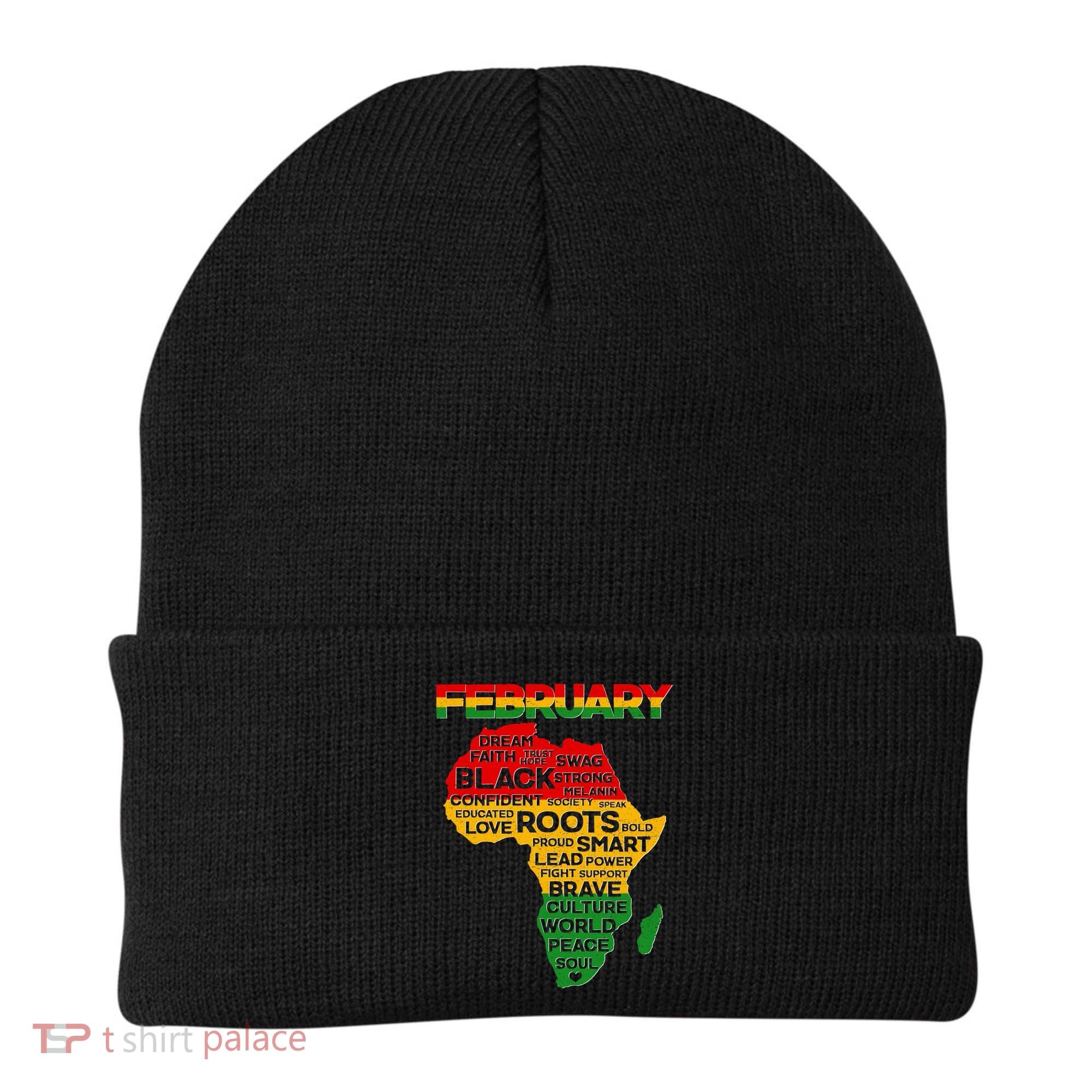 February Africa Black History Month Beanie
