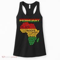 February Africa Black History Month Women's Tank Top thumb 0