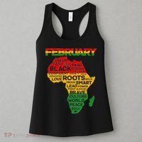 February Africa Black History Month Women's Tank Top thumb 3