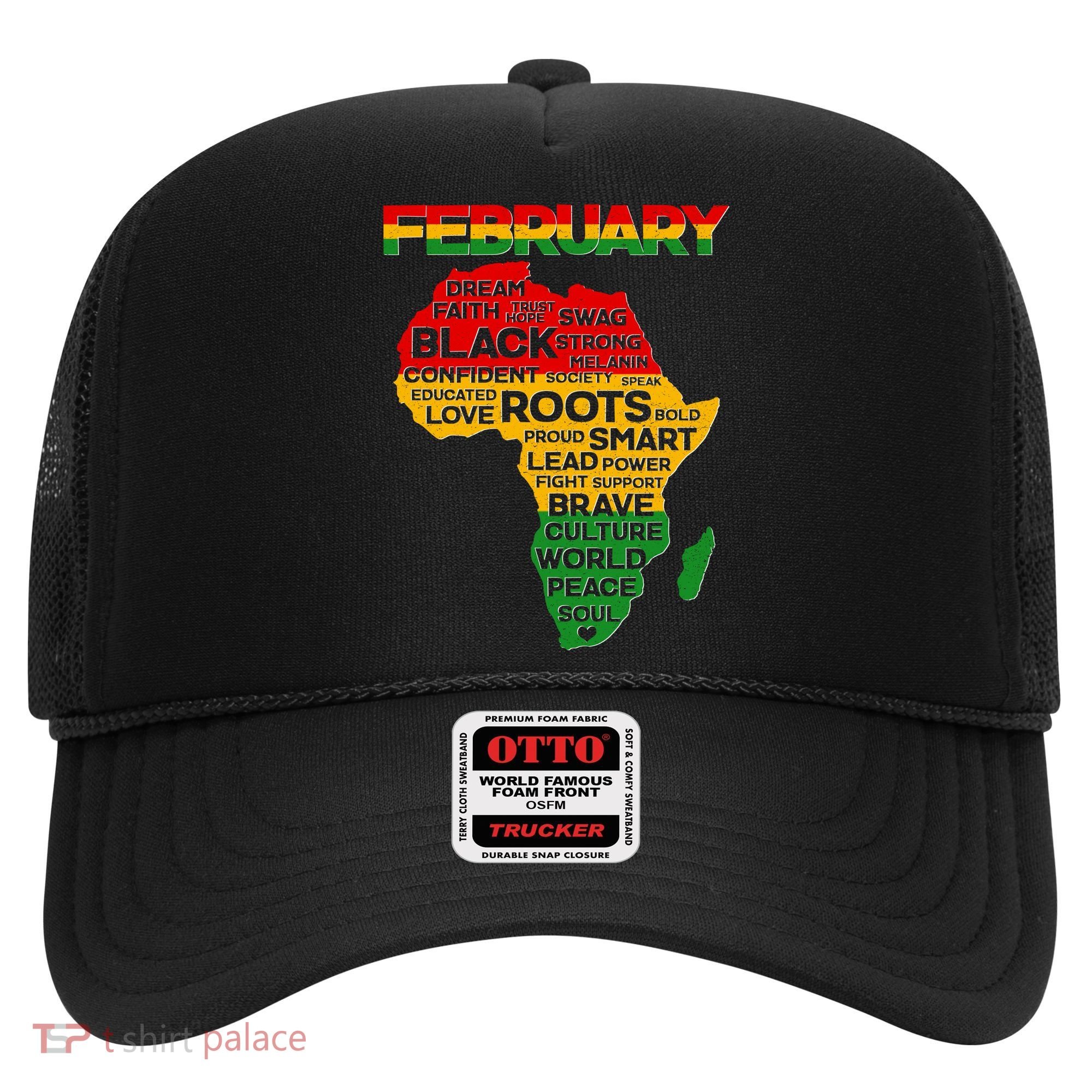 February Africa Black History Month Hat