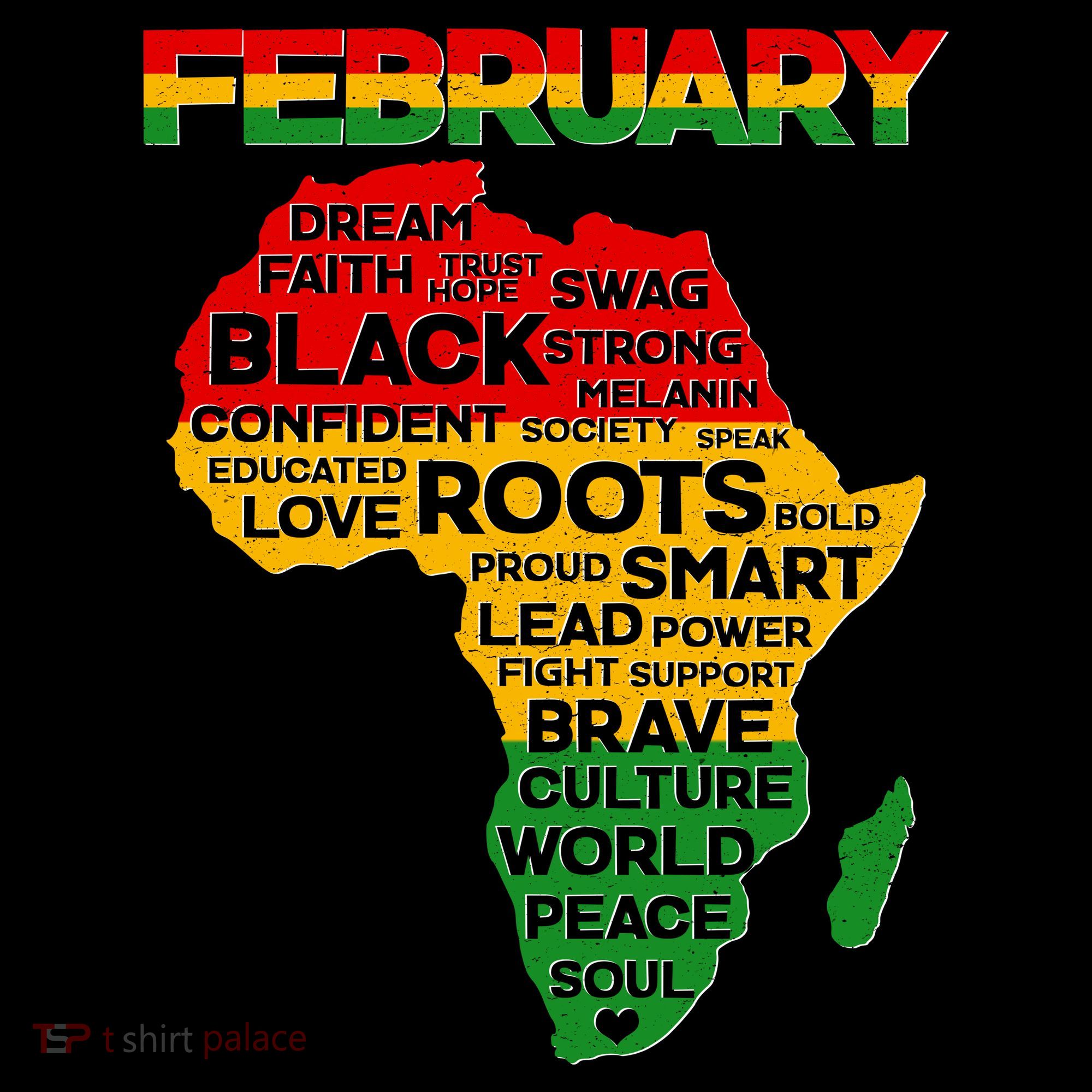 February Africa Black History Month Toddler Hoodie