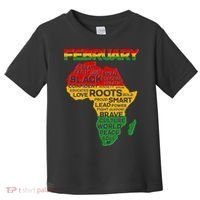 February Africa Black History Month Toddler T-Shirt thumb 0