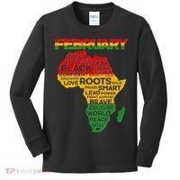 February Africa Black History Month Kids Long Sleeve Shirt thumb 0