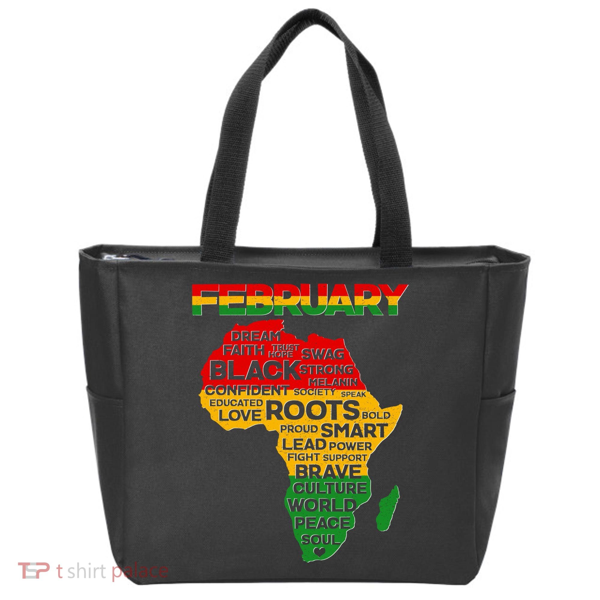 February Africa Black History Month Tote Bag