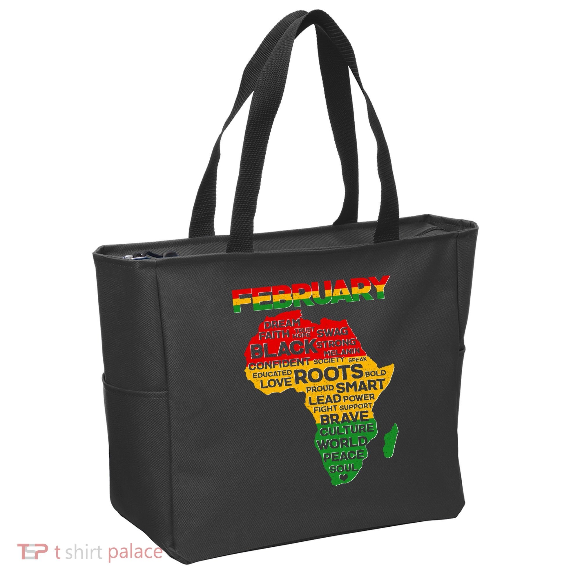 February Africa Black History Month Tote Bag