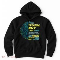 February Birthday Guy Has 3 Sides Sweet Funny Crazy  Hoodie thumb 0