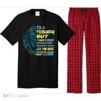 February Birthday Guy Has 3 Sides Sweet Funny Crazy  Pajama Set thumb 0