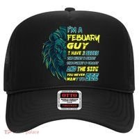 February Birthday Guy Has 3 Sides Sweet Funny Crazy  Hat thumb 0