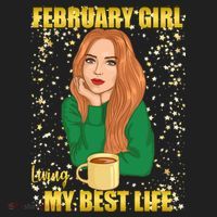 February Girl Living My Best Life Beanie thumb 2