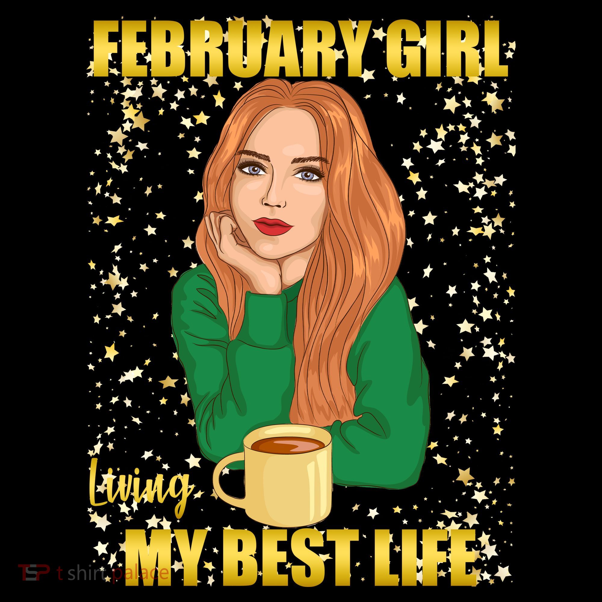 February Girl Living My Best Life Women's Hoodie