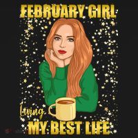 February Girl Living My Best Life Visor thumb 3