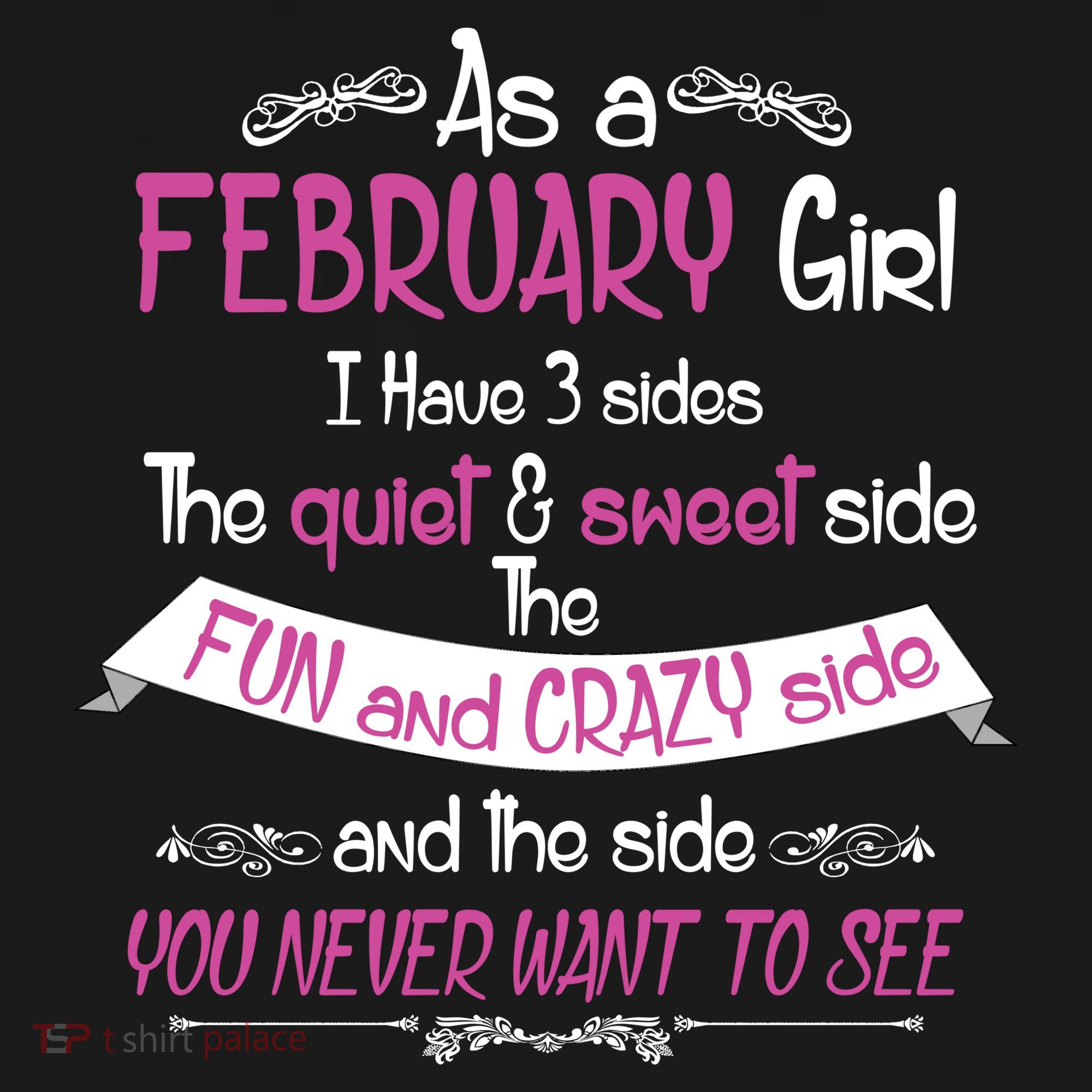 February Girl Sweet But Crazy Funny Birthday Women's Tank Top