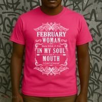 February Woman Funny Birthday T-Shirt thumb 3