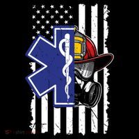 Firefighter Ems Cross Usa Flag Distressed Heros Novelty Cool Gift Coffee Mug thumb 5