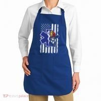 Firefighter Ems Cross Usa Flag Distressed Heros Novelty Cool Gift Apron thumb 2