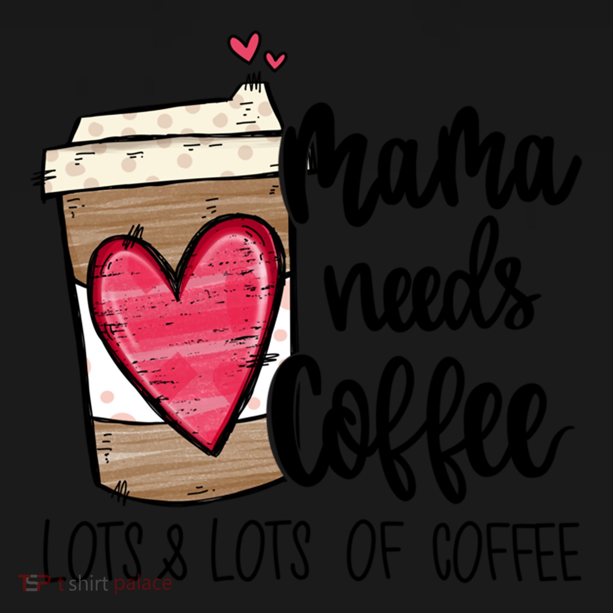 Funny Espresso Cute Coffee Heart Mama Needs Coffee Meaningful Gift Doggie Tank