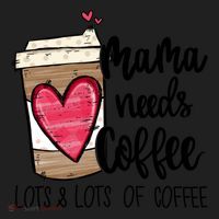 Funny Espresso Cute Coffee Heart Mama Needs Coffee Meaningful Gift Hat thumb 2