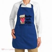 Funny Espresso Cute Coffee Heart Mama Needs Coffee Meaningful Gift Apron thumb 2
