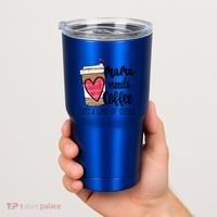 Funny Espresso Cute Coffee Heart Mama Needs Coffee Meaningful Gift Tumbler thumb 2