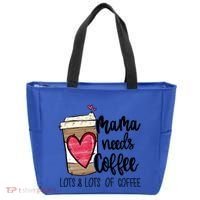 Funny Espresso Cute Coffee Heart Mama Needs Coffee Meaningful Gift Tote Bag thumb 0