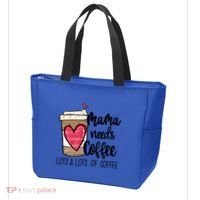 Funny Espresso Cute Coffee Heart Mama Needs Coffee Meaningful Gift Tote Bag thumb 3