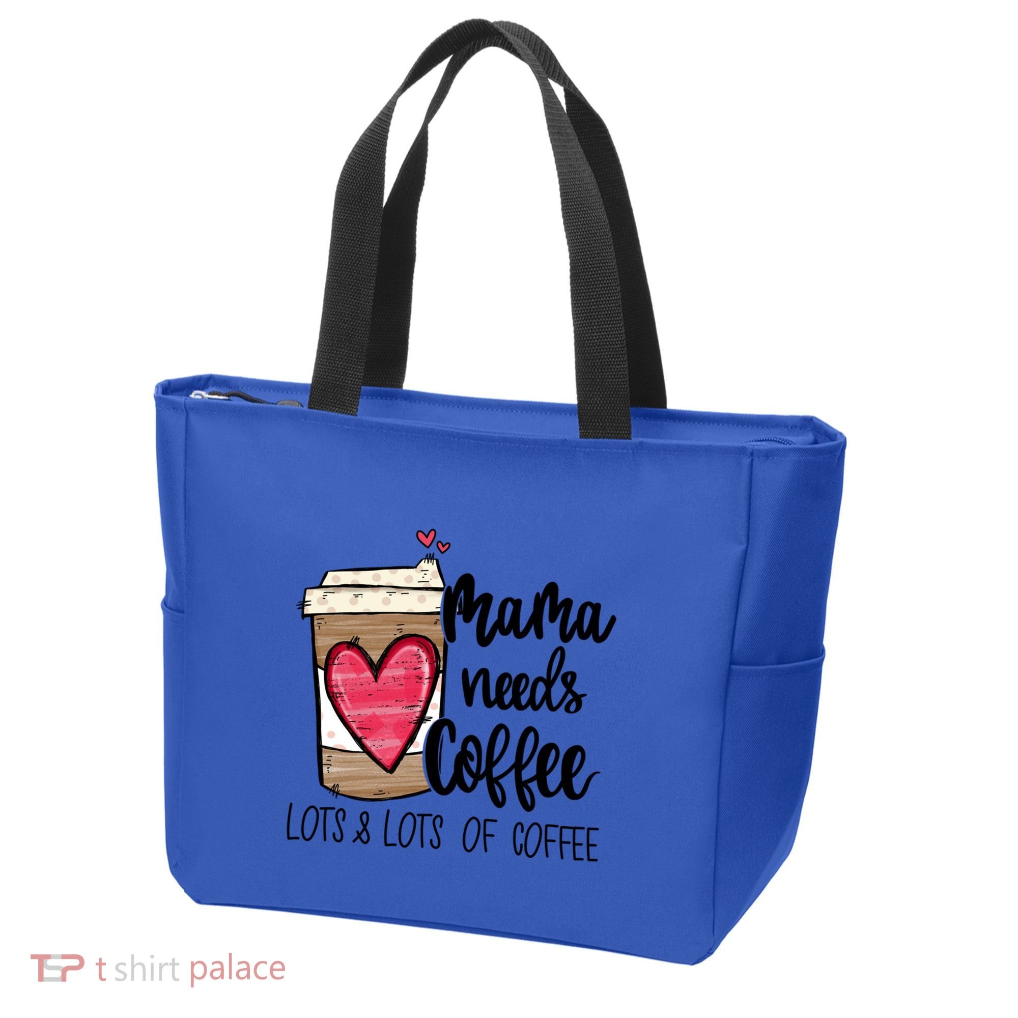 Funny Espresso Cute Coffee Heart Mama Needs Coffee Meaningful Gift Tote Bag