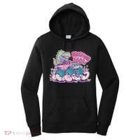 Funny Easter Crushing Eggs TRex Dinosaur Monster Truck Women's Hoodie thumb 0